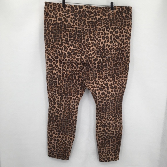 Good American Waist Ankle Skinny Jeans Cheetah leopard high-rise plus new 24W 24 - Picture 5 of 7